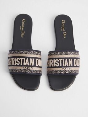 100% Authentic Dior Dway Slides